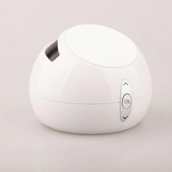 Bluetooth Speaker Stereo Sound Mini Anti-gravity Mobile Phone Holder Wireless Car Handsfree Call Music Player Amplifier FM Radio White