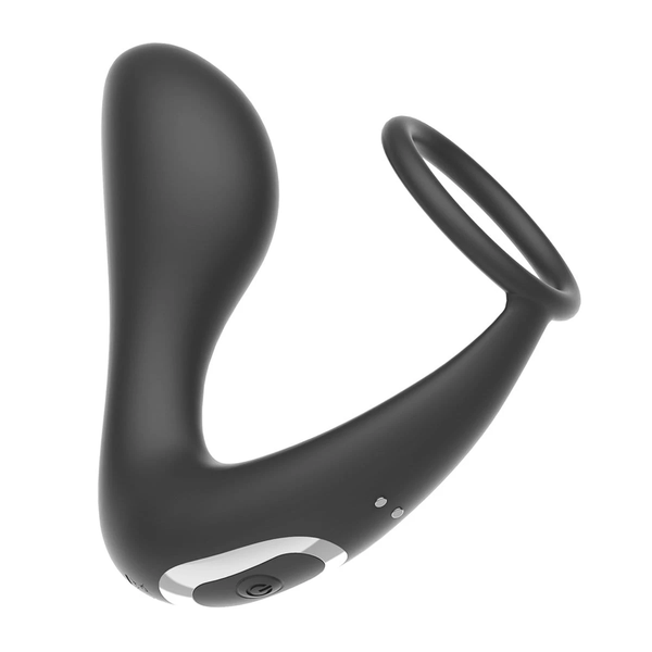 2 in 1 Prostate Massager Penis Ring Anal Butt Plug