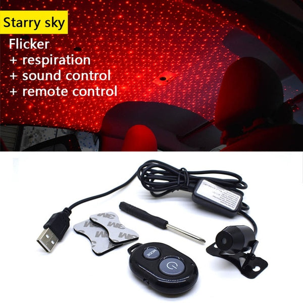 Car Interior Atmosphere Lamp Breath Model Voice Control Model