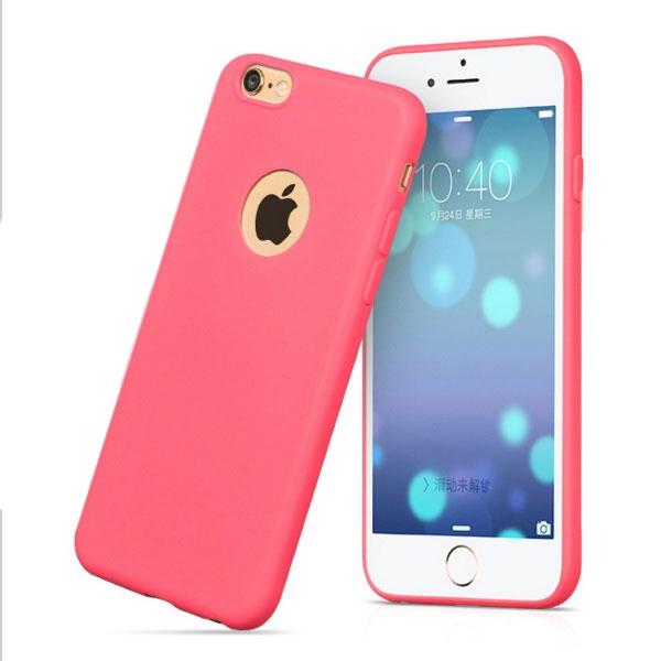 Soft TPU Silicone Back Case Ultra Light Slim for iPhone 6/6S Rose Red