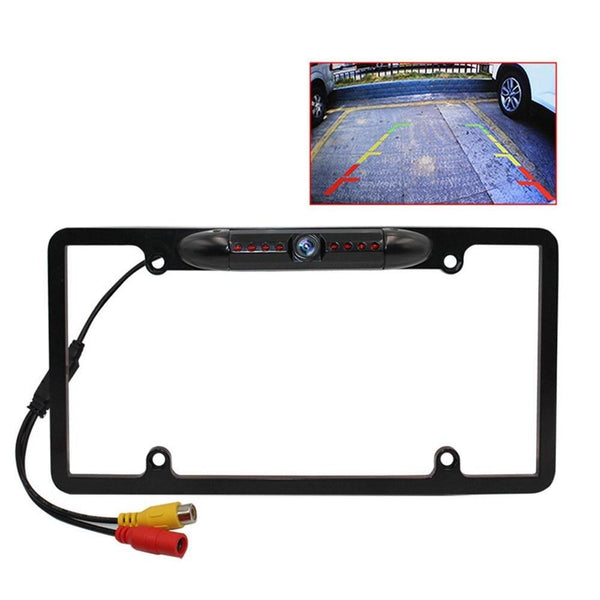 Car Iron Frame Camera Rearview Camera Long License Plate Camera Foreign American Car Dedicated Camera