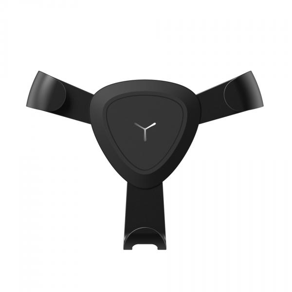 Gravity Car Air Vent Mount Holder for iPhone 7 6S Stand Grip - Black