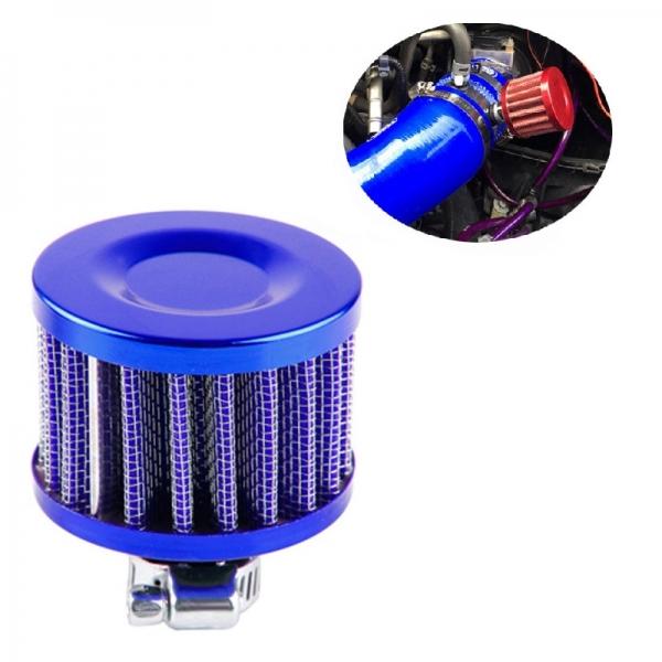 Car Small Mushroom Head Air Filters Modified Exhaust Pipe Filters Secondary Air Intake Car Filter - Blue