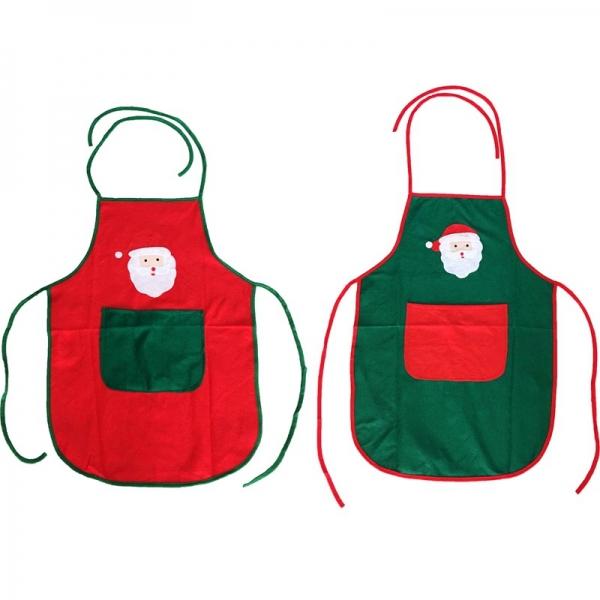 Decoration Gift Non-woven Fabric Bartender Household Apron Red