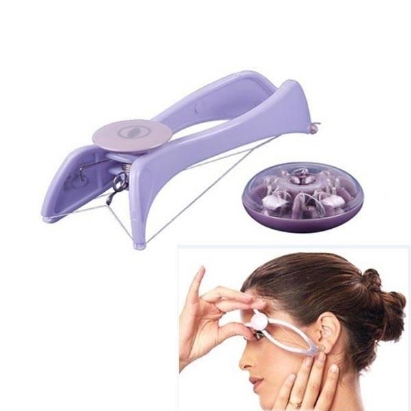 Clamp Style Facial Body Hair Remover Epilator Purple