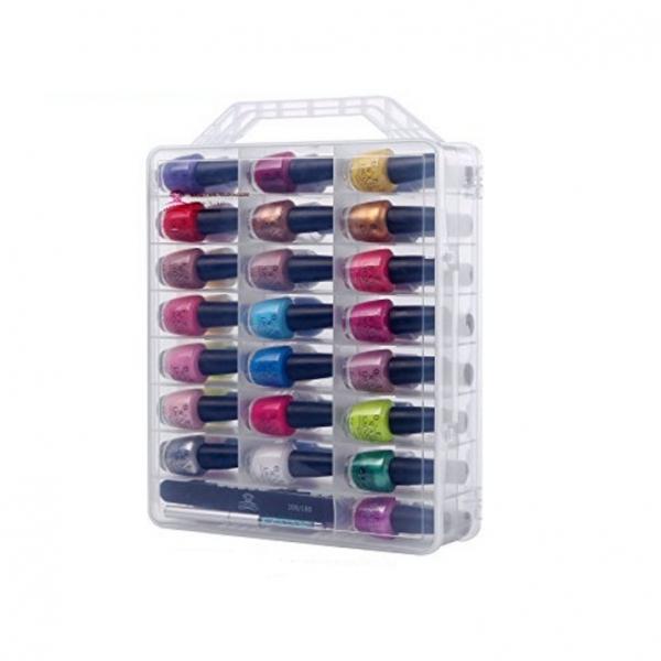 Clear Nail Polish Organizer Holder for 48 Bottles