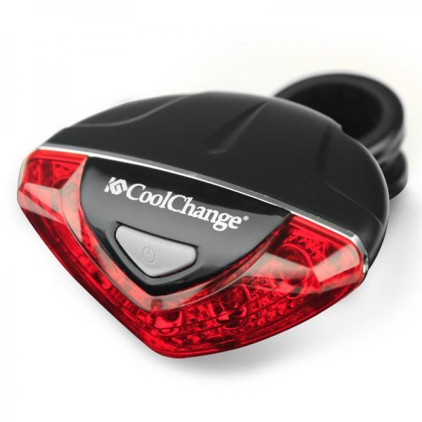 CoolChange Bike Bicycle Cycling Front Rear Tail Red Flash Light Safety Warning Lamp - stringsmall