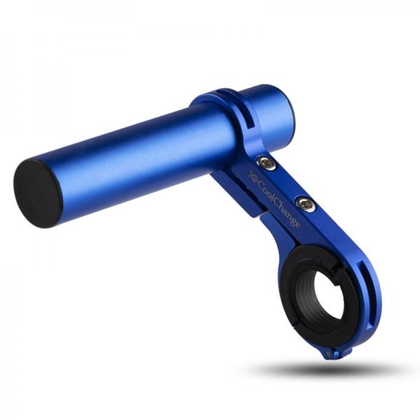CoolChange Muitifunctional Bicycle Single Handle Extension Bracket Standard Version 10cm - Blue