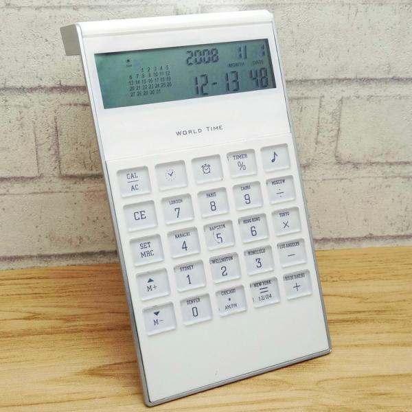 Creative Fashion Portable Crystal with Diamond 12 Digit LCD Electronics Button Battery Calculator Stationery Office Supplies Full White