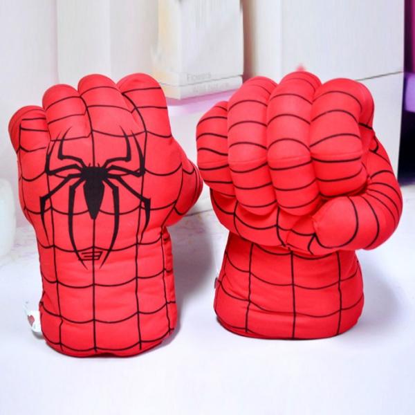 Creative Fun Toy Spider Man Plush Gloves Performing Props Personalized Gift Red