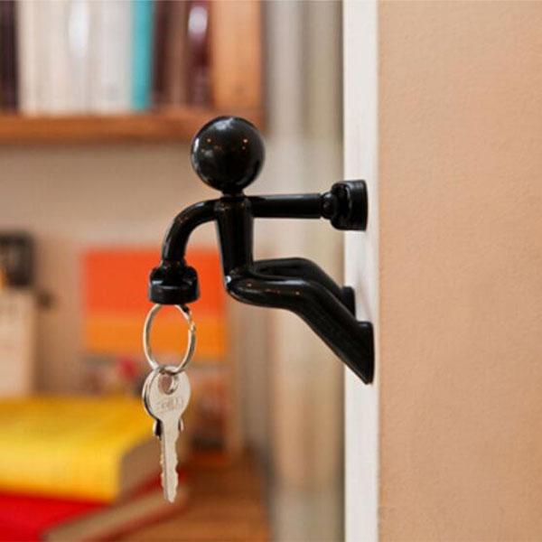 Creative Gift Key Pete Doorman Magnetic Keychain Black