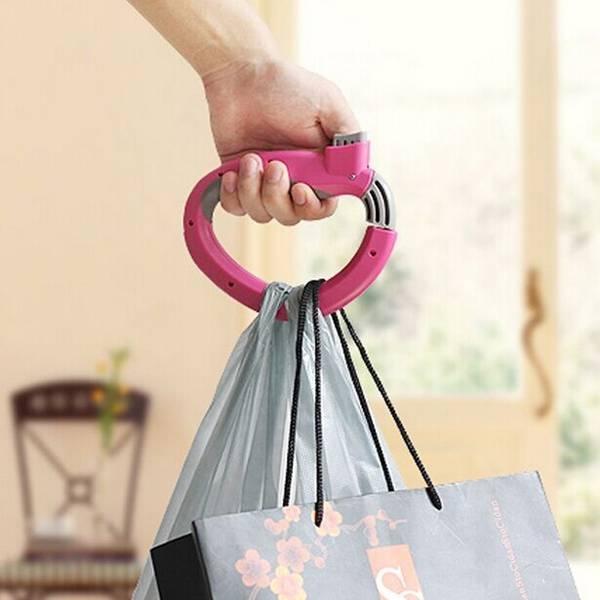 Labor-Saving Self-Locking D-Shaped Grocery Bag holder Random Color
