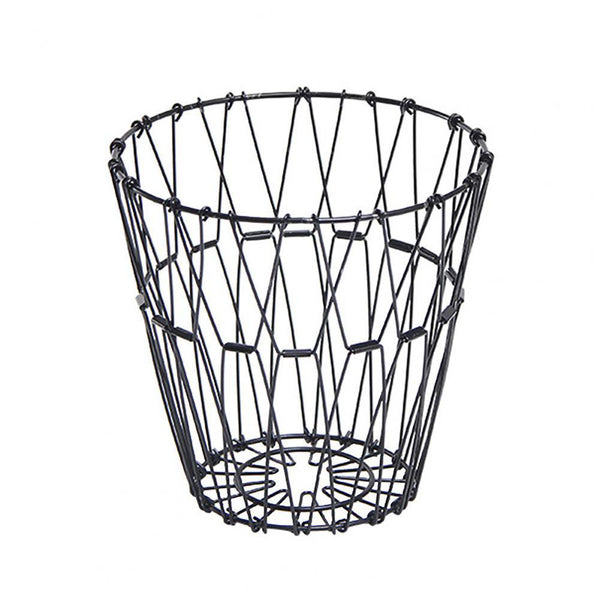 Creative Multi-shape Change Snacks Fruit Basket Hollow Folding Stainless Steel Storage Organizer