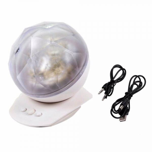 Ocean Wave Diamond Northern Lights LED Night Light Projector Lamp Gift