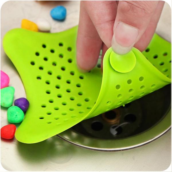 Creative Star Shaped Bathroom Stopper Strainer Filter Drainer Hair Catcher Shower Cover Random Delivery