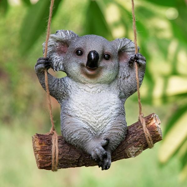 Cute Resin Simulation Koala for Home Gardening Decoration - #01