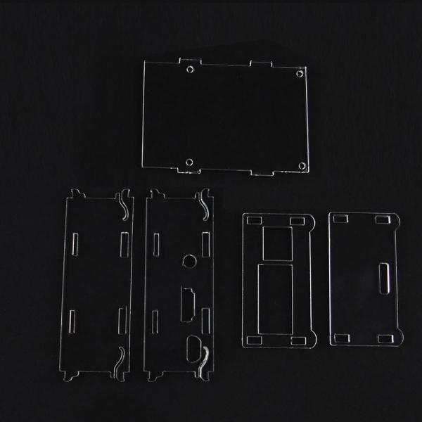 DIY Acrylic Case for 3.5inch TFT Screen Raspberry Pi B+ Transparent - stringsmall