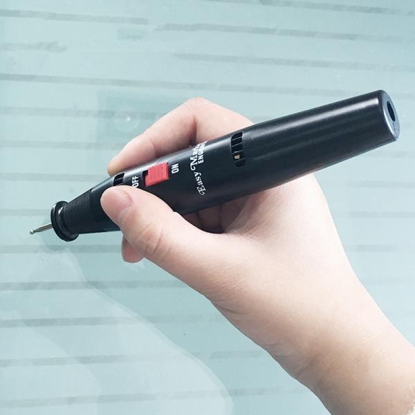 DIY Miniature DIY Miniature Pen Wood Glass Engraving Machine Black