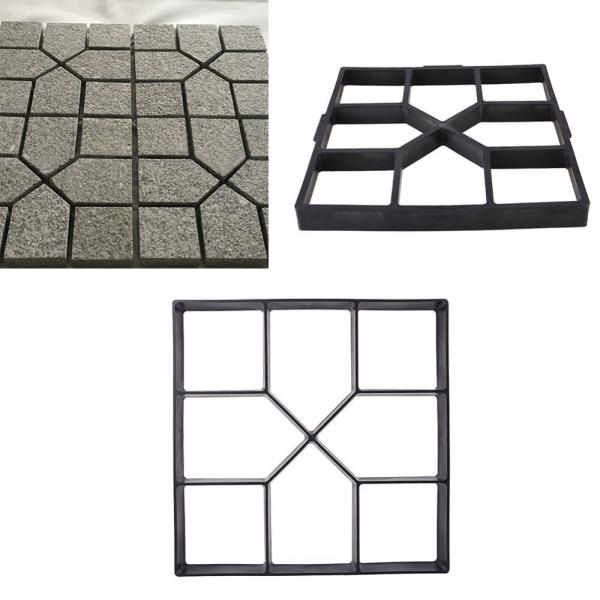 DIY Walk Maker Concrete Stepping Stone Mold Garden Pavement Square Mold 40*40cm