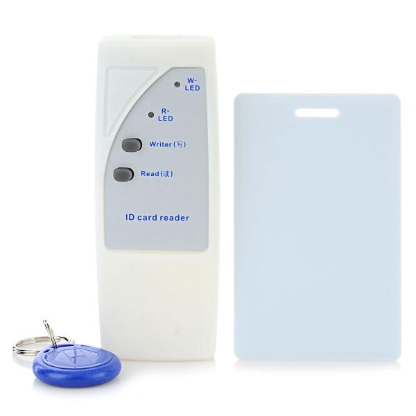DT200 Portable 125KHz EM ID Card Duplicator with Locking Function Kit White & Blue