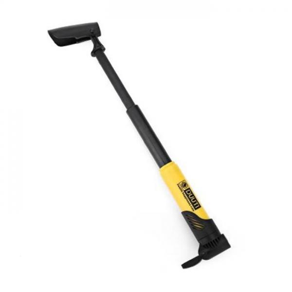 DUUTI Mini Foldable Portable Bike Tire Pump Outdoor Sports Bicycle Accessories Inflator Air Pump Yellow - stringsmall