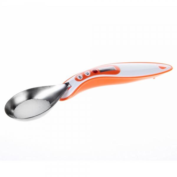 Detachable Kitchen Measuring Scale Cooking Tool Digital Measure Spoon with Scale for Cooking Orange