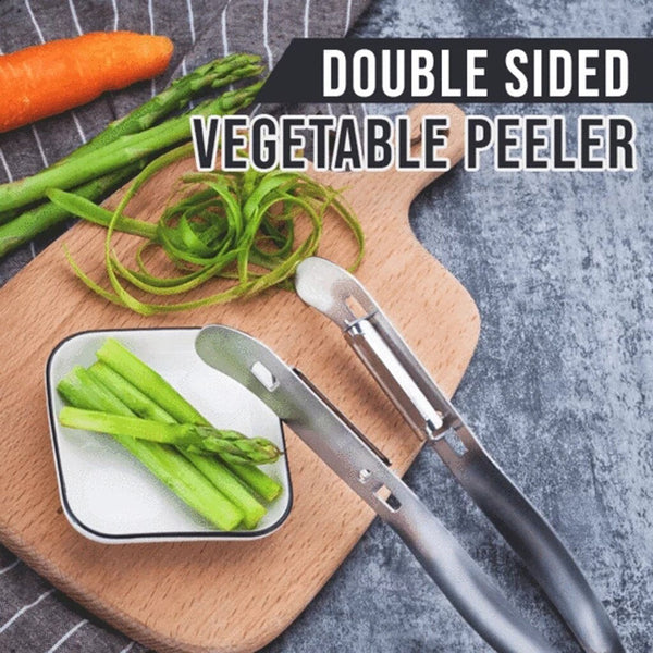 Double-Sided Vegetable Peeler Asparagus paring knife Yam Parer Carrot Magic double edge Slicer for Cucumber kitchen tools