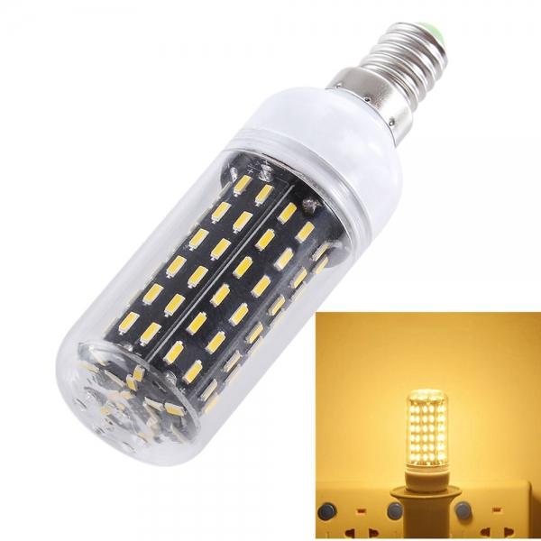 E14 9W 900lm 3000K Warm White Light 96-SMD 4014 LED Corn Lamp Bulb (AC 200-240V)
