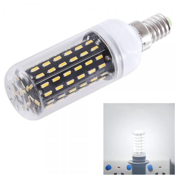 E14 9W 900lm 6000K White Light 96-SMD 4014 LED Corn Lamp Bulb (AC 200-240V)