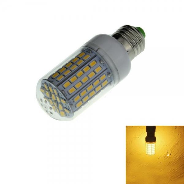 E27 12W 1200LM 3500K LED Corn Lamp Bulb 96-SMD 5730 220V Warm White Light