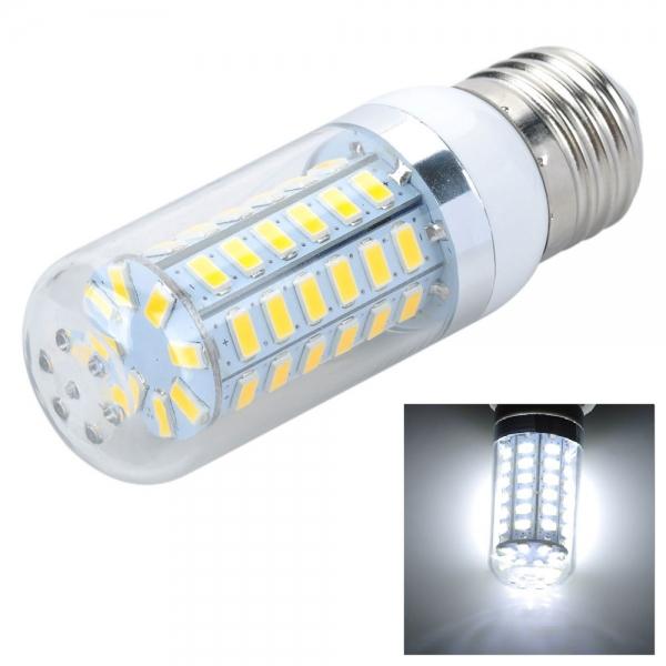 E27 12W 820LM 6500K LED Corn Lamp Bulb 56-SMD 5730 220V White Light
