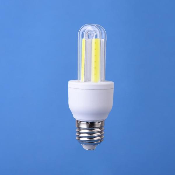E27 3W LED Corn Light Bulb Energy Saving Light COB U Shape Pure White