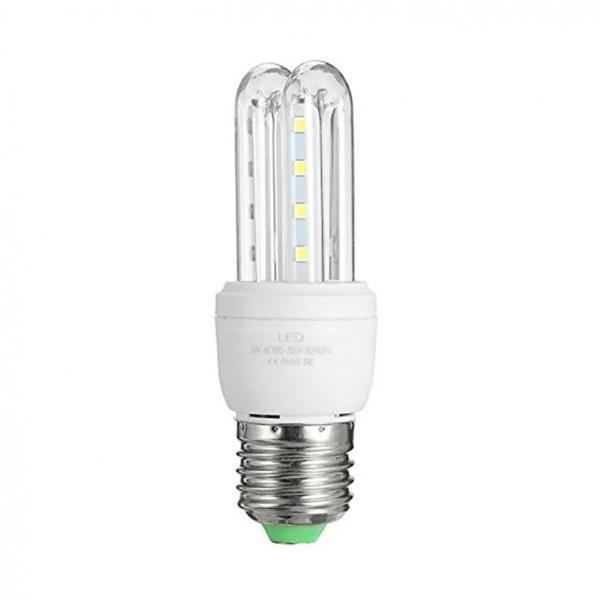 LED E27 3W U Shape Corn Lamp Bulb Energy Saving Light - Warm White - stringsmall