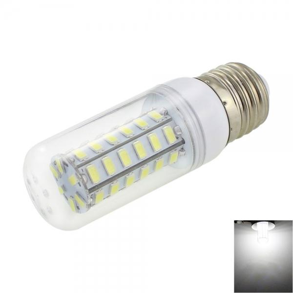 E27 4W 320LM 6500K 48-SMD 5730 LED Corn Lamp Bulb 220V White Light