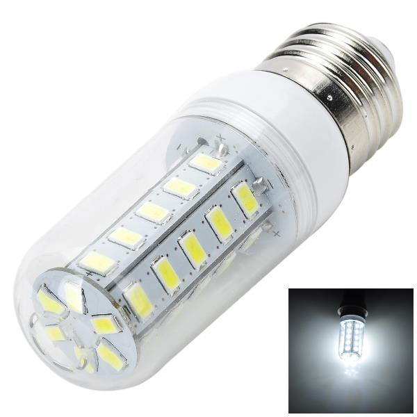 E27 7W 700LM 6200K White Light 36-SMD 5730 LED Corn Lamp Bulb (AC110V)
