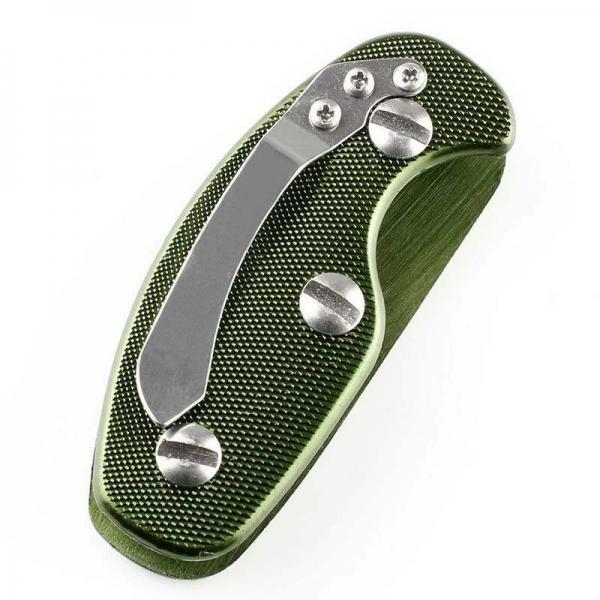 EDC Lightweight Folding Keys Organizer Pocket Aluminum Key Holder Green