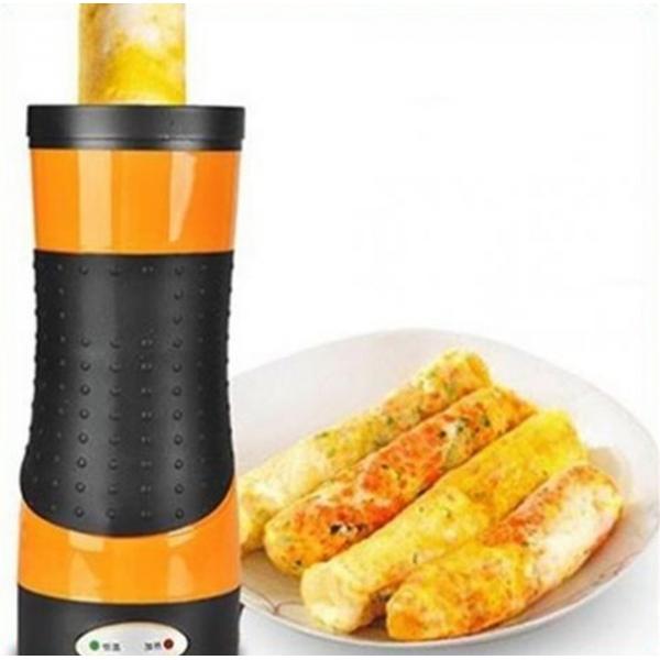 Electric Egg Roll Machine  Sausage Boiler Omelette Cooking Machine EU Plug Orange