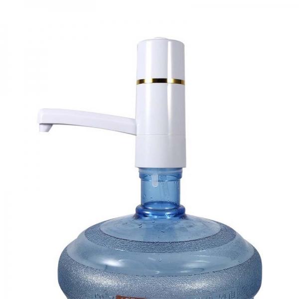 Electric Wireless Water Bottle Pump Dispenser Rechargeable Drinking Water Bottles Suction Unit Touch Sensor Water Dispenser White