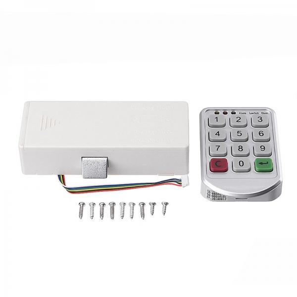 Electronic Intelligent Password Keypad Number Cabinet Door Digital Code Lock - Plastic Panel + Steel Soor Screw