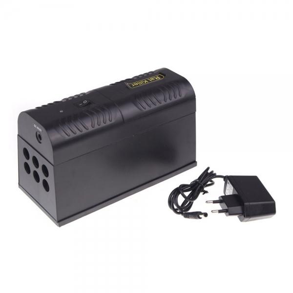 Electronic Rat Trap Mice Mouse Rodent Killer Electronic Shock EU Plug Adapter Black