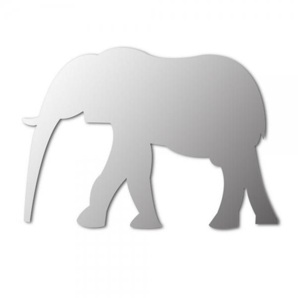 7pcs 3D Elephant Mirror Wall Sticker for Living Room Bedroom TV Background