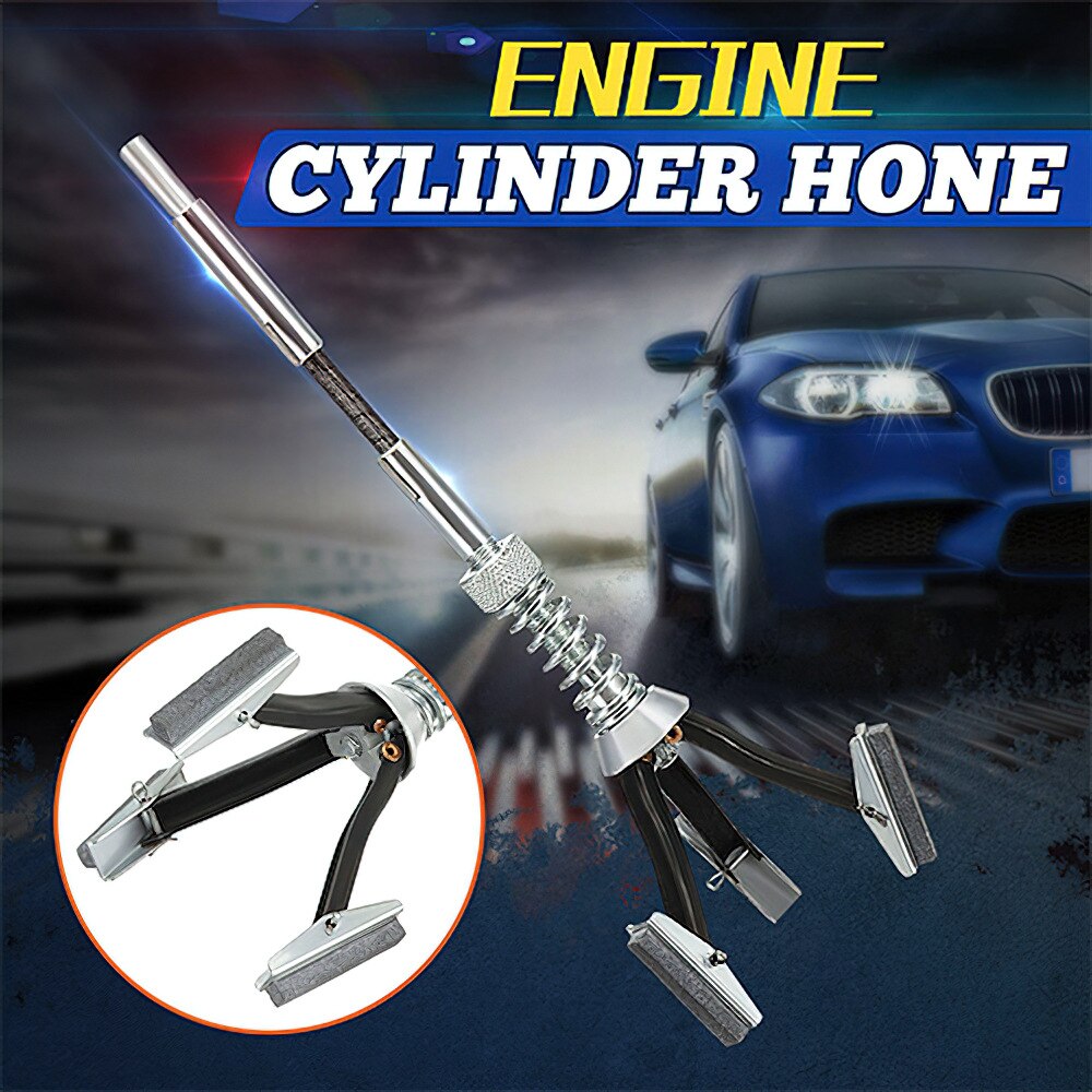 Enging Cylinder Hone Adjustable Brake Piston Cylinder Hone Tool 3 Jaws Stone Range 2 inch 3 inch 4 inch 18-63mm 32-88mm 51-177mm