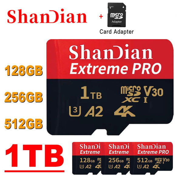 SanDisk Extreme Pro Flash 1TB 512GB 256GB Micro SD/TF Memory Card With SD Adapter