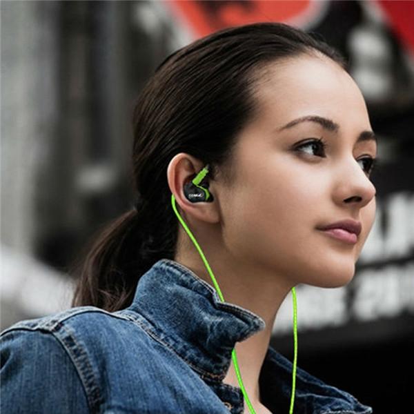 FonGe Sport Headset Cool Ear Hook Earphone Waterproof Headphone Black