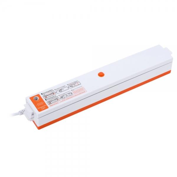 Food Vacuum Sealer Packaging Machine Film Sealer Vacuum Packer With 15 Pcs Vacuum Sealing Bags-UK Plug Random Color