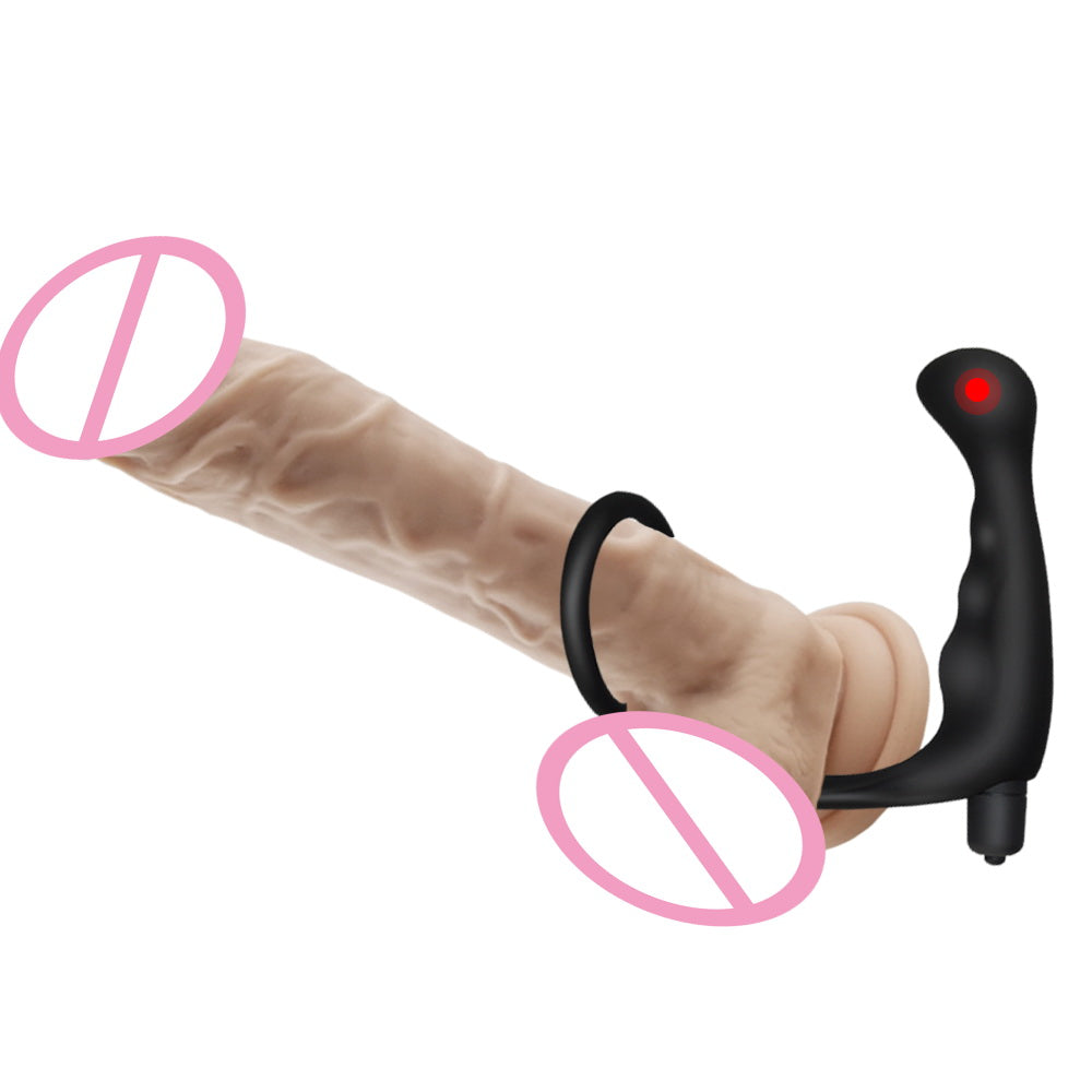 Waterproof Male Prostate Massage Anal Plug Vibrator G-spot Cock Ring Sex Toys