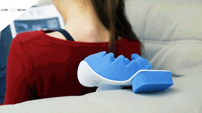 Neck Support Pillow Head Neck Shoulder Massage Relaxation Pillow