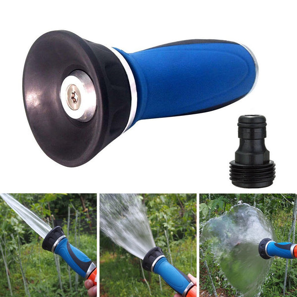 Garden Hose Nozzle Water Spray Connector Adjustable High-Pressure Spray Nozzle Sprinkler No Leakage With Flow Control Knob