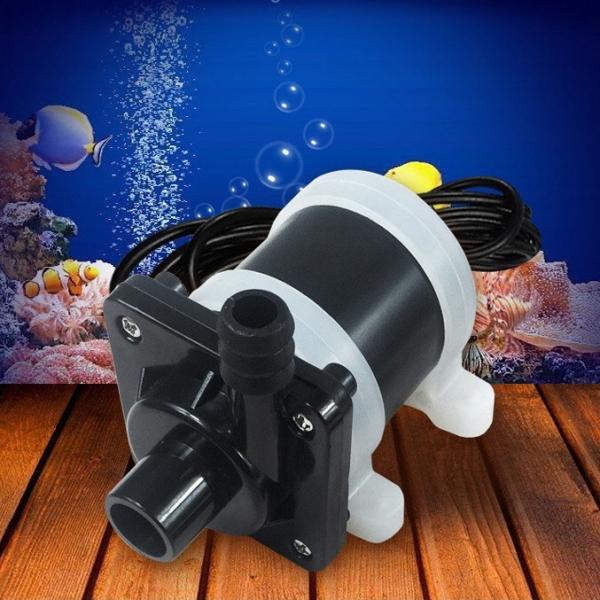 Gardening DC 24V Brushless Water Pump Garden Fountain Circulate System Pump - Color Random