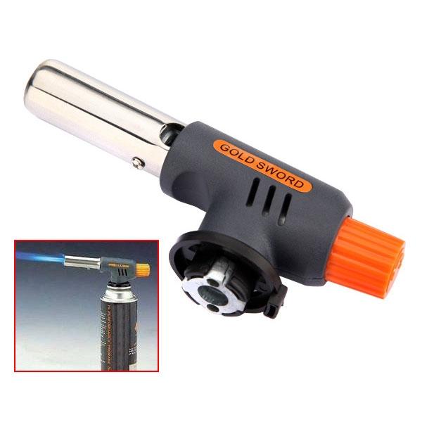 Gas Torch Butane Burner Auto Ignition Camping Welding Flamethrower